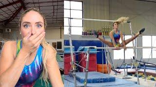 SKILL ATTEMPT with NO GRIPS! *uneven bars