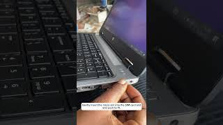 Insert SIM card into Hp ProBook. #shorts #shorts #laptop #windowslaptop #insert #Short