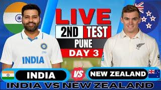 Live: India vs New Zealand 2nd Test Day 3 | IND vs NZ, Live Scores & Commentary | Live match Today