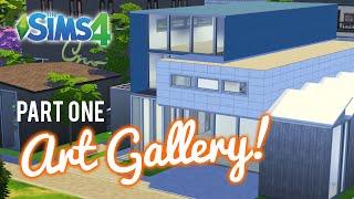 The Sims 4 Let's Build an Art gallery and Studio — Part 1