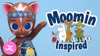 Customizing MOONLIGHT JEWELS art figurine BEAN! | Moomins doll repaint