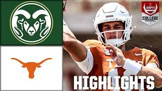 Texas Longhorns vs. Colorado State Rams | Full Game Highlights | ESPN College Football