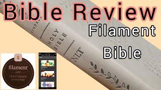 Bible Review NLT Bible & Filament app Thinline by Tyndale  #biblestudy #biblejournal