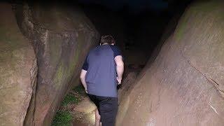 EXPLORING HAUNTED Devil's Den (Paranormal Activity)(At Night)- Gettysburg Ghost Stories Ep 3