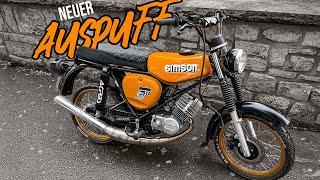 SIMSON S51 bekommt neuen Tuning-Auspuff | 95ccm | FuelTrottel