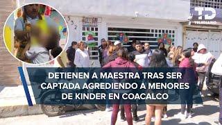 Captan a maestra jalando de las orejas a niños en escuela de Edomex: padres piden investigar