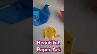 Origami beautiful paper art #origami #paperart #craftwork #artwork