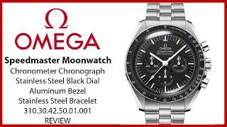 ▶ Omega Speedmaster Moonwatch Professional Chronometer Chronograph 310.30.42.50.01.001 - REVIEW