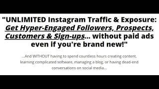 UNLIMITED Instagram Traffic & Exposure