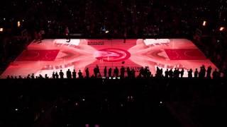 Atlanta Hawks Philips Arena 3D Court Projection