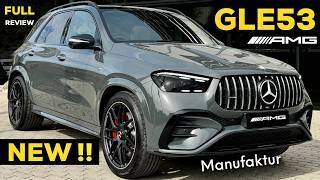 2025 MERCEDES GLE 53 AMG NEW CRAZY MANUFAKTUR Interior! FULL Review