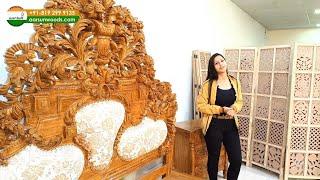 Best Hand Carved Wood Furniture | Best Quality From Saharanpur Wood City | #saharanpur