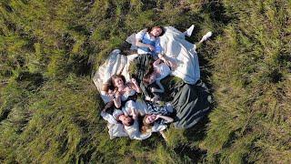 Girls run in the woods and dance in the field | Shameless Dance Family