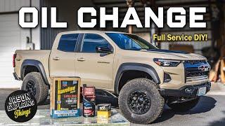 Chevy Colorado / GMC Canyon Oil Change FULL SERVICE (2023 and UP)