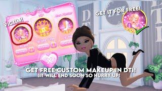 get FREE CUSTOM MAKEUP in DTI! ( not clickbait + it will end soon) | Dress To Impress