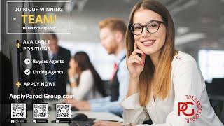 Hiring Now New Buyers & Listing Agents | The Parodi Group | Powered by Realty Associates