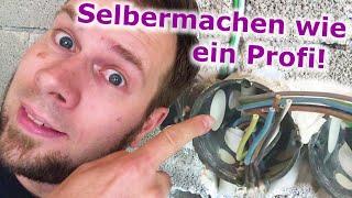 Elektroinstallation im Rohbau: Elektriker hassen dieses Video! 22 DIY-Tipps