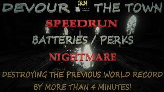 DEVOUR: The Town - Speedrun Nightmare Batteries/Perks in 16:34 [World Record]