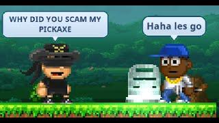 When you get scammed (Pixel Worlds)