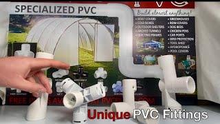 Unique PVC Fittings. PVC Project Made Easier with Fittings and Parts Most People Have Never Seen.