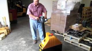 Big Joe e30 Pallet Jack Demo