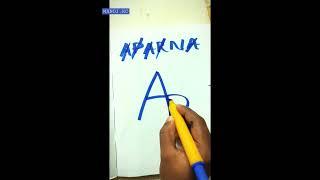  APARNA BrANd NaMe LoGo #logo #viral #shorts #creative #Arts Drawing