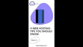 9 Web Hosting Tips You Should Know (Before You Buy)  #WebHosting #server #hosting #website #hostguid