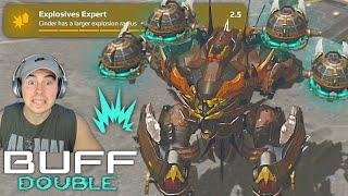 Cinder Got Double BUFFED!... My Favourite Build Gets Buffed On The Live Server  | War Robots