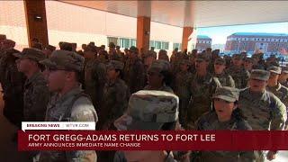 Fort Gregg-Adams officially restores name to Fort Lee