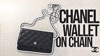 CHANEL WALLET ON CHAIN (WOC) REVIEW + Ways To Wear !!