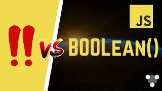 Boolean Conversion in JavaScript // Boolean(value) VS !!value