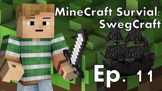 MineCraft Survival - SwegCraft | Ep. 11 (My New House is Awesome!)