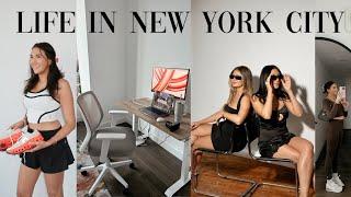 WEEK IN MY LIFE in the CITY | office updates, costco haul, photo shoot, september busyness in NYC!