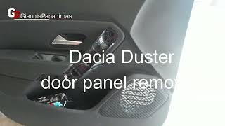 Dacia Duster door panel removal