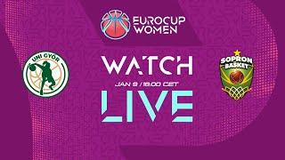 Uni Gyor v Sopron Basket | Full Basketball Game | EuroCup Women 2024-25