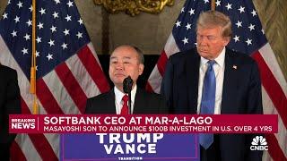 SoftBank CEO: My confidence in the U.S. economy has 'tremendously increased' with Trump's victory