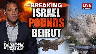 Israel Airstrikes BOMBARD Beirut; Israeli Intel BUSTS Iranian Spy Ring | Watchman Newscast LIVE