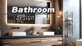 Modern bathroom design ideas  #interiordesign