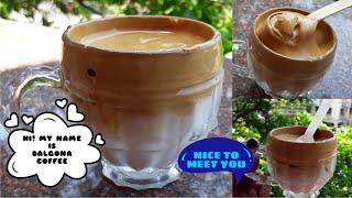 I Made This Crazy Trending Dalgona Coffee|| Recipe|| TheSpongyPanda|| #Trending #DalgonaCoffee