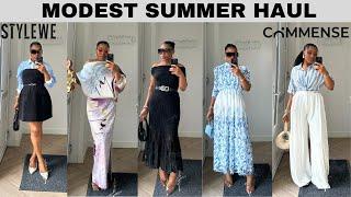 Modest Summer Haul with StyleWe and Commense Official. Old Money Outfits on a Budget.