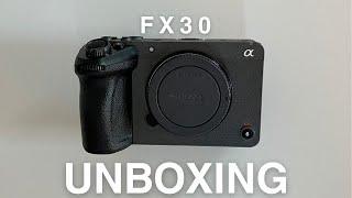 Unboxing the SONY fx30 camera