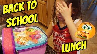 Back To School - The Kids Make Their Own School Lunch