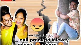 call irritating Mickey mouse| Angry | Azu Aysha vlog