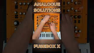 Analogue Solutions Fusebox X - Patch 01 #synth #analogsynth #synthesizer #analoguesolutions