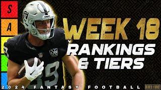 Week 18 Tight End Rankings - 2024 Fantasy Football