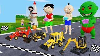 Pagal Bittu Sittu Aur Chirkut Ep 50 | Toy Jcb Wala Cartoon | Jcb Tractor Cartoon | Gadi Wala Cartoon