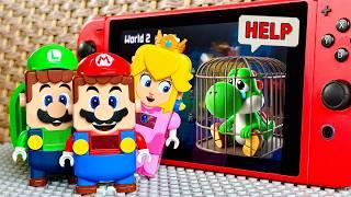 Lego Super Mario World Stories S02E02! 🟢 “Bowser’s Underground Airship?” #legomario