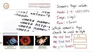 Intro to HTML and CSS - Semantic Structure