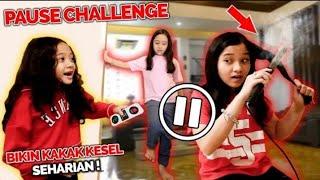 PAUSE Challenge Vs Alia_ALIA Pause Pas AKU Lagi CATOK!!! RAMBUT-ku Jadi Gosong - N.A.Y