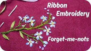 How to Embroider Ribbon Flowers (Easy Technique)